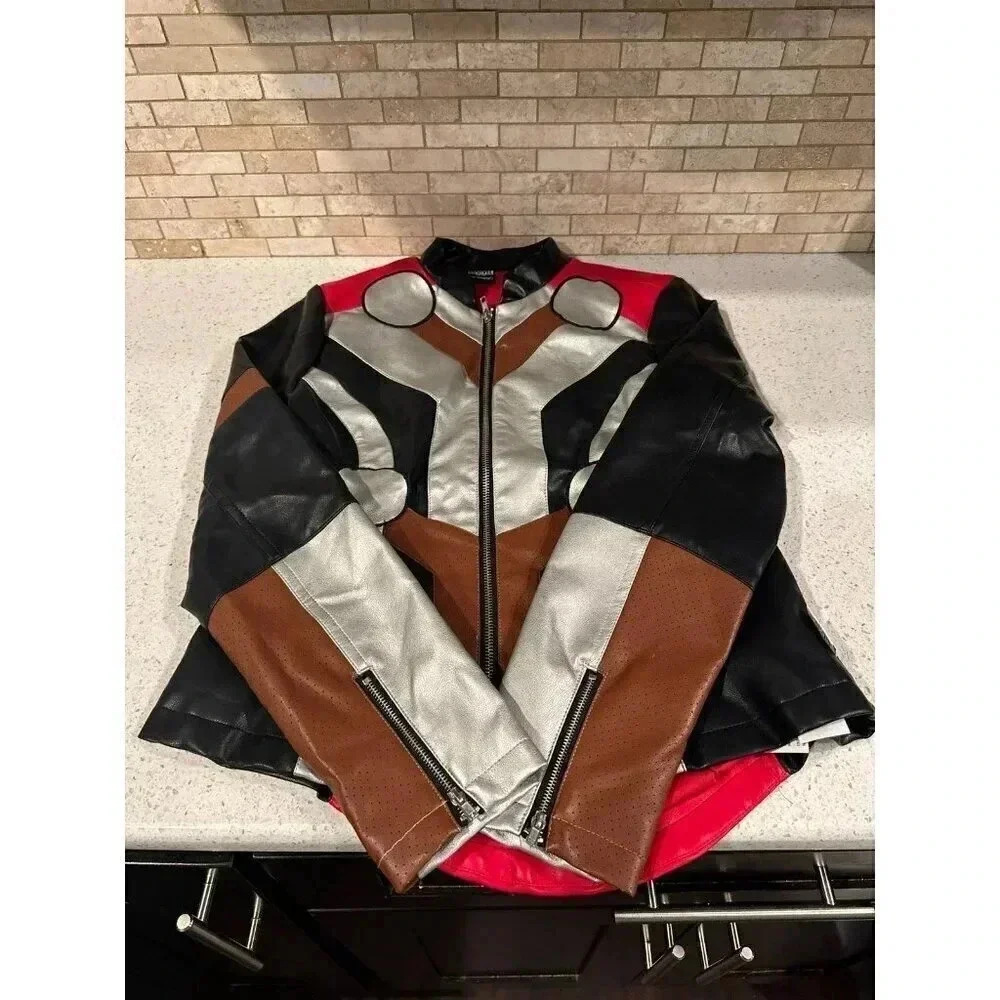 Marvel Her Universe Thor Womens small  Halloween Costume Faux Leather Jacket 121